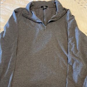Calvin Klein Gray Quarter-Zip Pullover